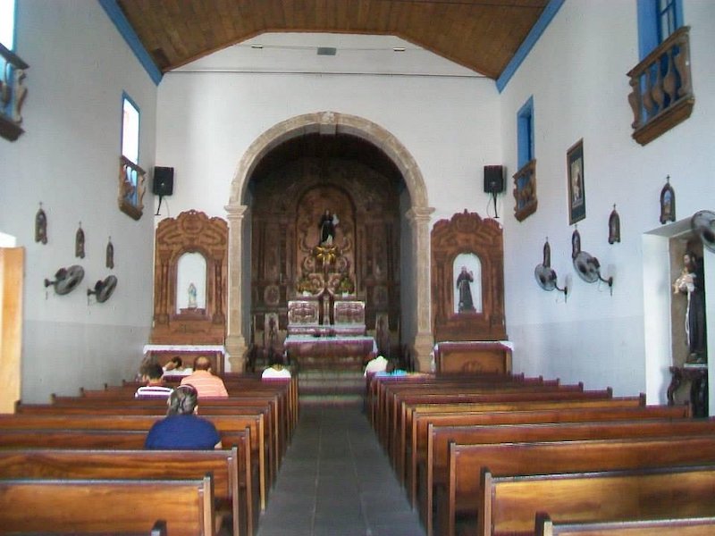 Interior da Igreja do Galo em Natal