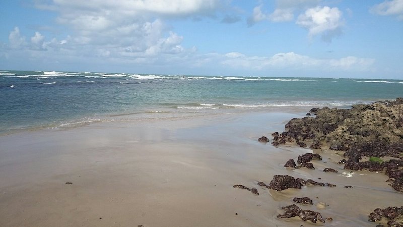 Mar na Praia de Santa Rita
