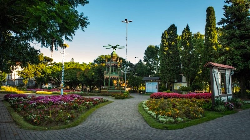 Área da Praça das Flores em Natal