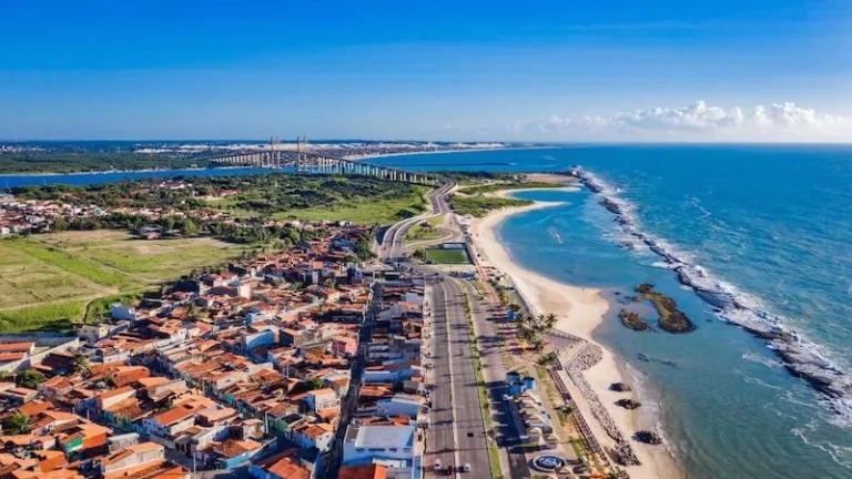 Vista aérea da cidade de Natal