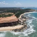 Vista aérea do Chapadão de Pipa